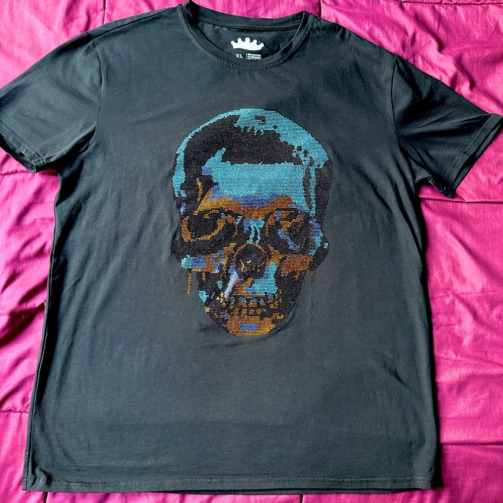 Skull Rhinestone T-Shirt